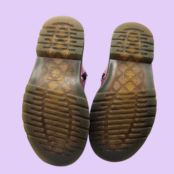 Dr. Martens 1460 8-Eye Glitter Boot - Toddler - Pink - Picture 7 of 8